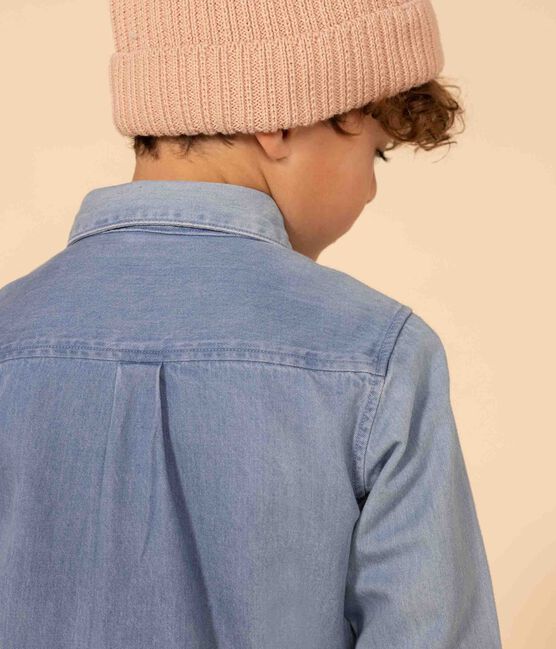 Boys' Light Denim Shirt DENIM CLAIR blue