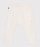 Babies' soft, warm fleece trousers MONTELIMAR CHINE beige