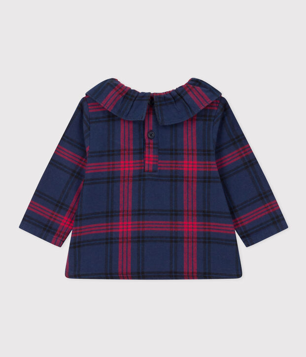Babies' Long-Sleeved Blouse blue/multicolor
