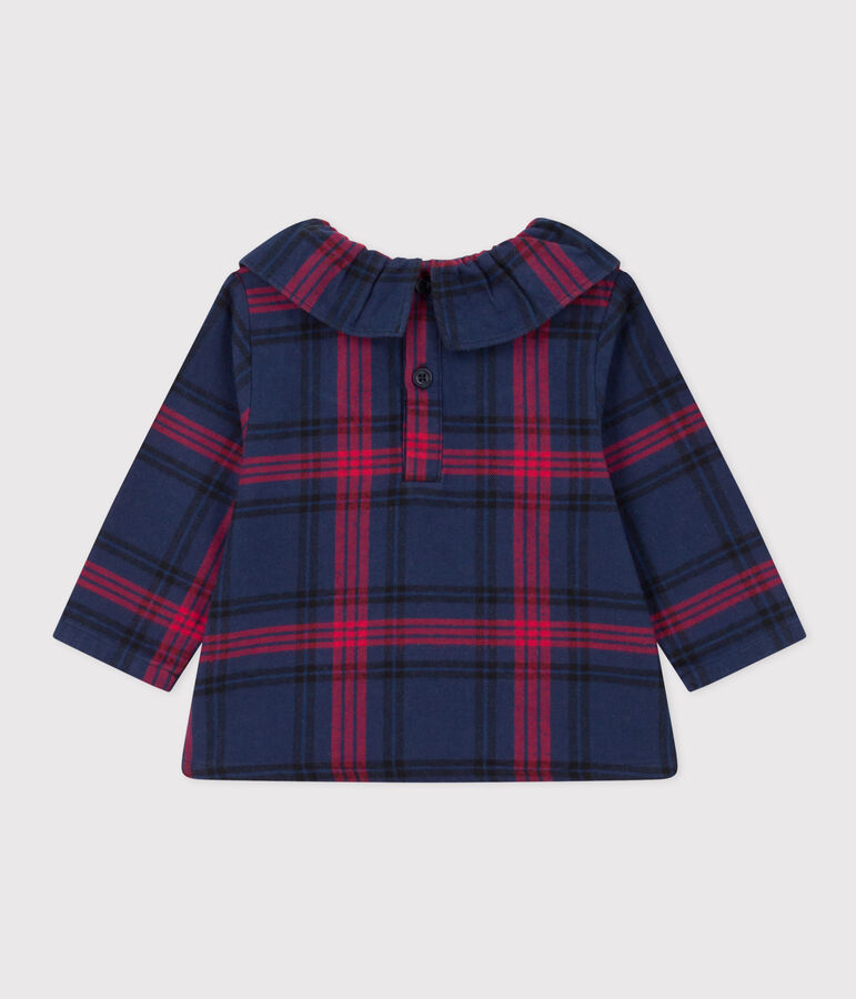 Babies' Long-Sleeved Blouse blue/multicolor