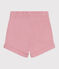 Babies' plain cotton shorts CHARME pink