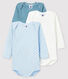 Baby Boys' Long-Sleeved Bodysuit - 3-Piece Set