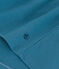 Women's Straight V-Neck Cotton T-Shirt POLOCHON blue