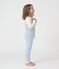 Children's stripy cotton pyjamas blue/multicolor