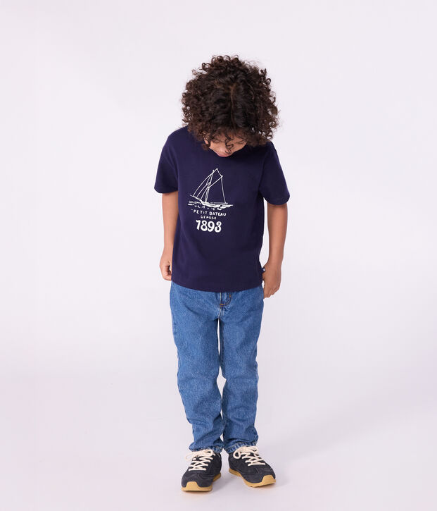 Children's short-sleeved printed T-shirt SOIR