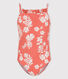 Girls' One-Piece Print Swimsuit