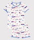 Girls' Paris Themed Cotton Short Pyjamas