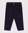 Babies' Cotton Gauze Trousers SMOKING blue