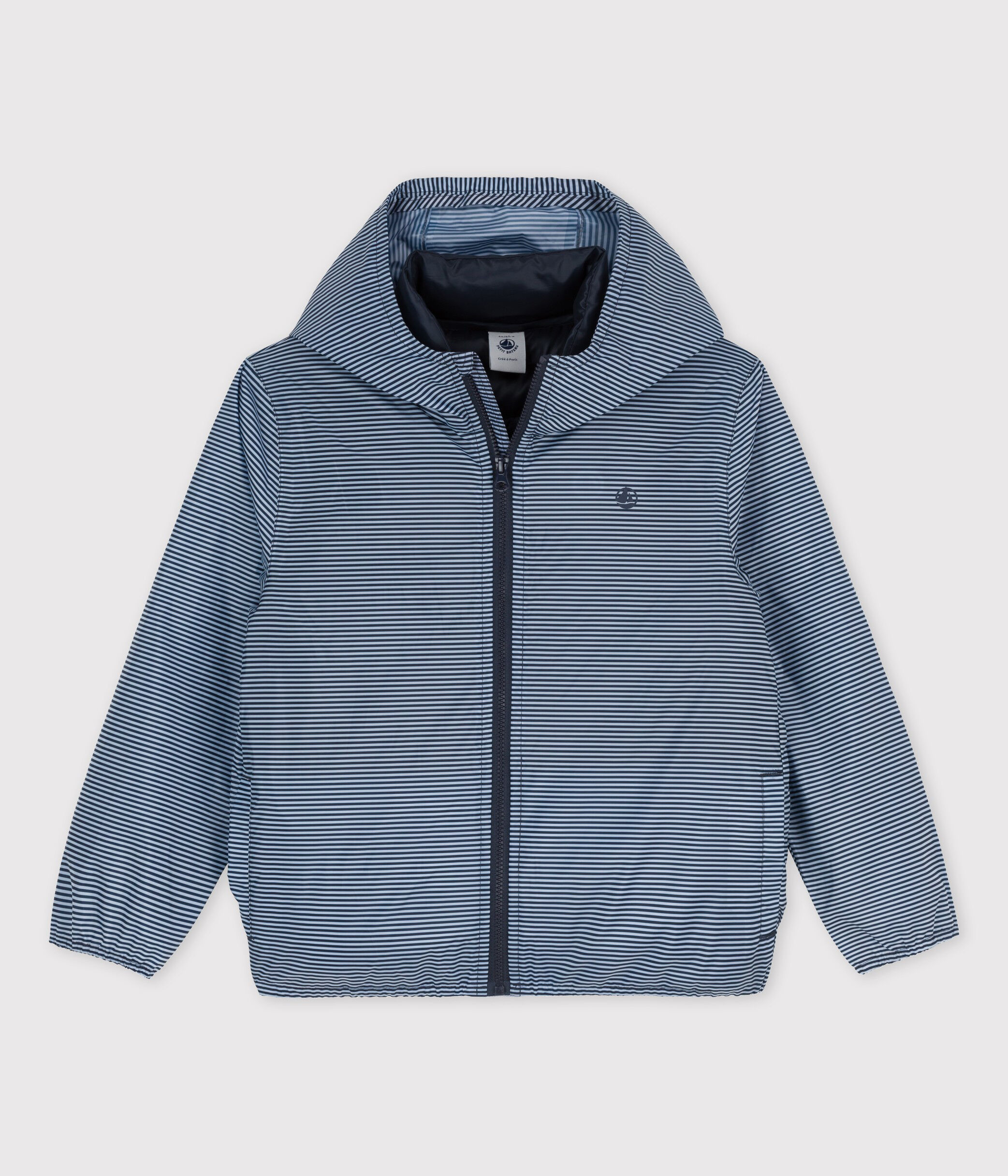 Striped windbreaker discount