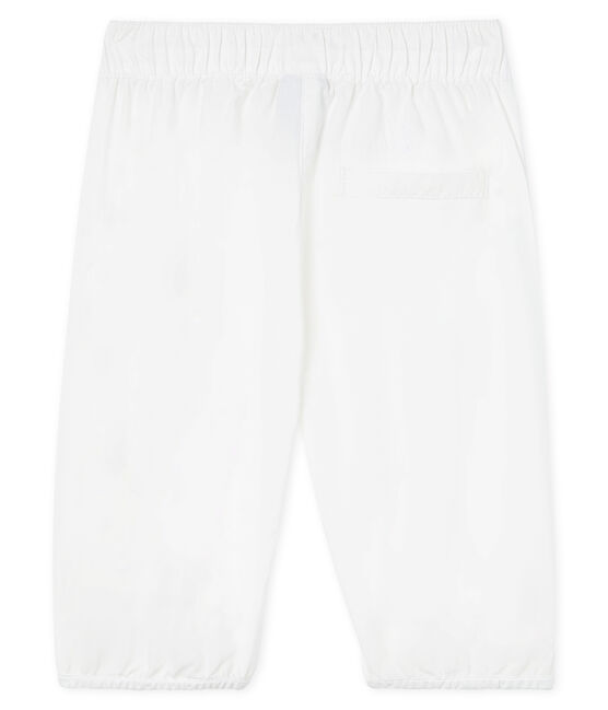 Baby Boys' Special Occasion Trousers In Plain Poplin ECUME white