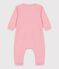 Babies' Organic Cotton Fleece Jumpsuit CHARME pink