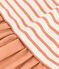 Girls' thick cotton and cotton gauze dress AVALANCHE pink/SIENNA white