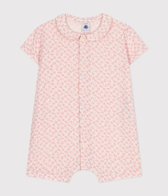 Babies' Short Cotton Gauze Playsuit AVALANCHE /PANTY