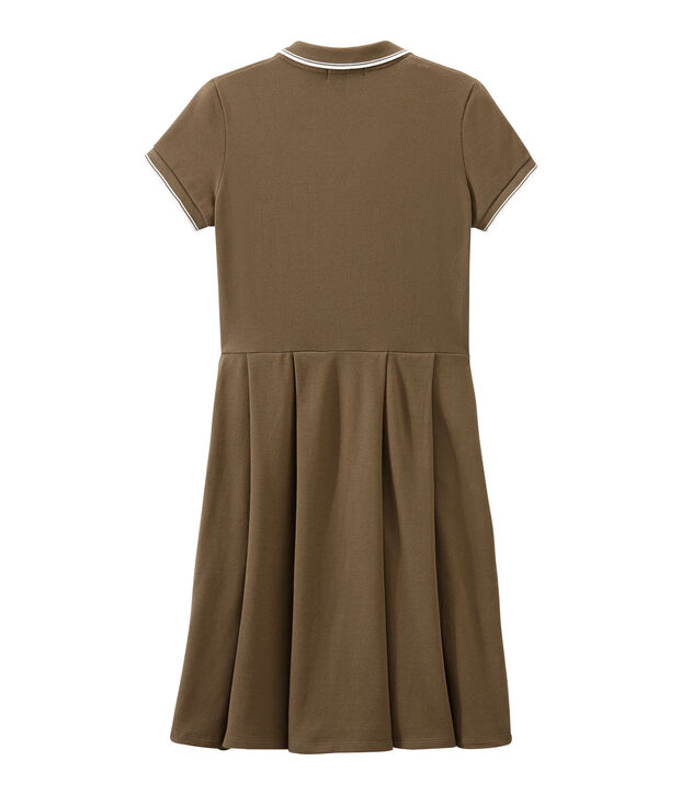Dress inspired by the polo brown
