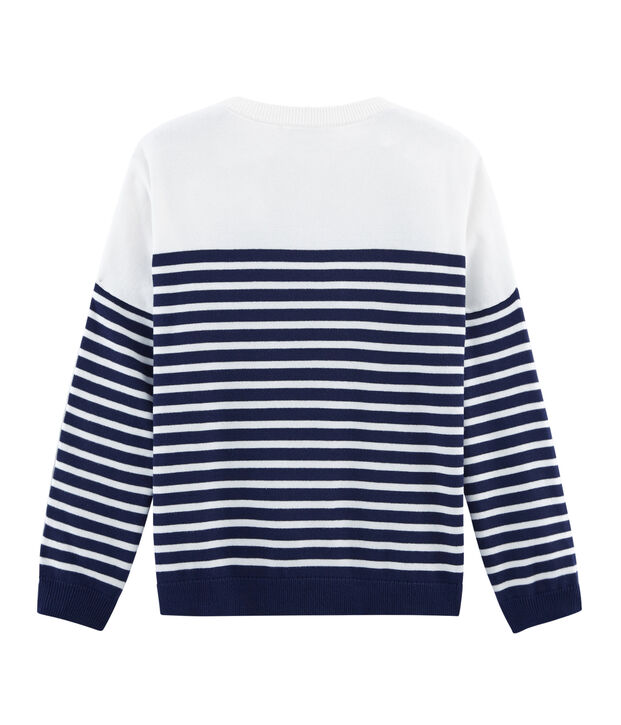Women's Pullover blue/white