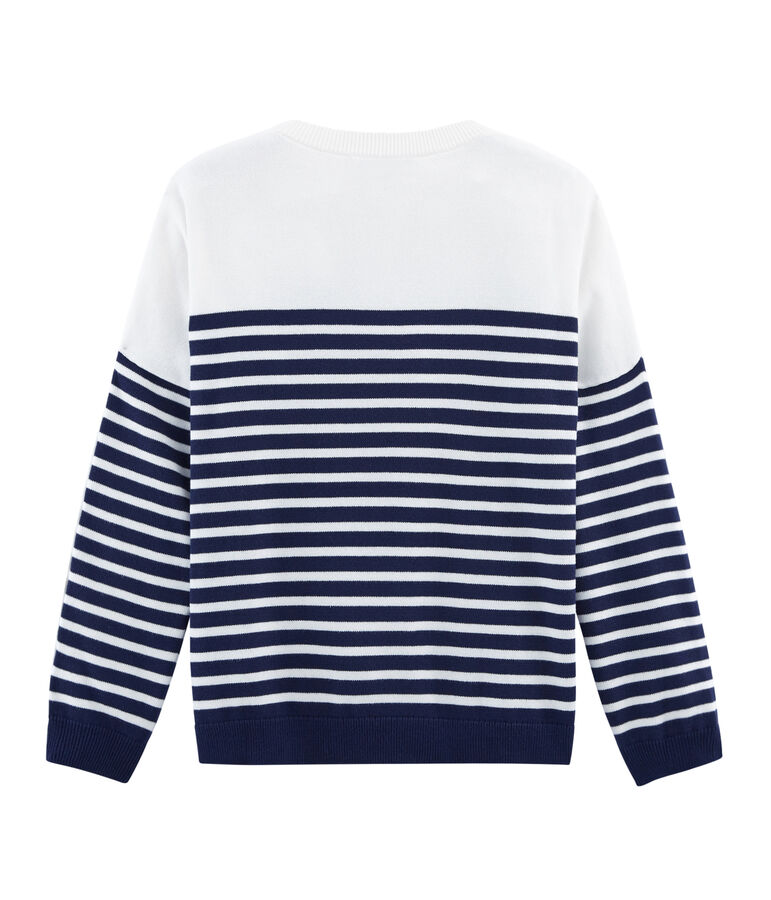 Women's Pullover blue/white