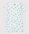 Baby Girls' Dolphin Pattern Cotton Playsuit MARSHMALLOW white/MULTICO white