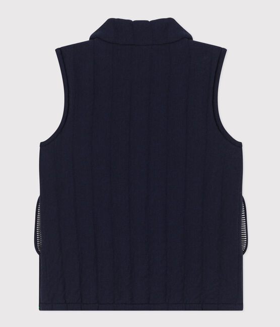 Children's unisex tube knit bodywarmer SMOKING blue