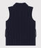 Children's unisex tube knit bodywarmer SMOKING blue