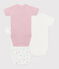 Babies' short-sleeved printed cotton wrapover bodysuits - 3-Pack variante 2