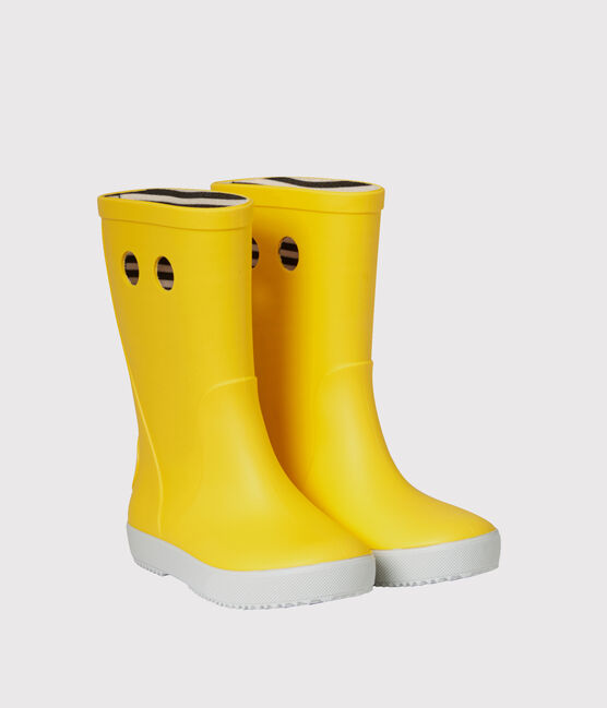Children's Unisex Rain Boots JAUNE Petit Bateau - Main Image