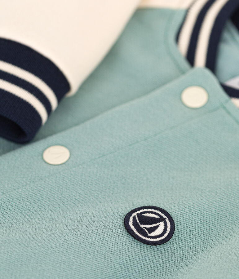 Boys' fleece baseball jacket PAUL /AVALANCHE