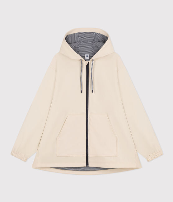 Women's short raincoat AVALANCHE Ecru