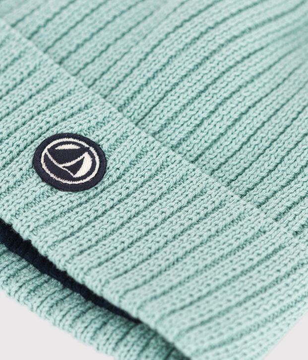 Unisex Fleece-Lined Knitted Hat green