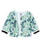 Baby girls' printed knit cardigan BOCAL blue/MULTICO white