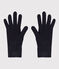 Children's knitted gloves SMOKING blue