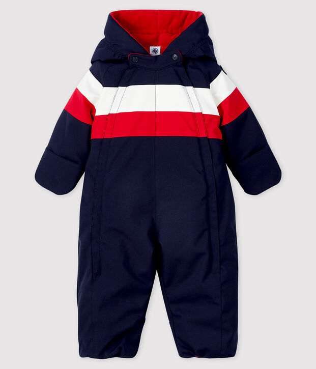Baby boy's snowsuit blue/multicolor