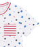 Boy's print and striped shortie pyjamas MARSHMALLOW white/MULTICO white