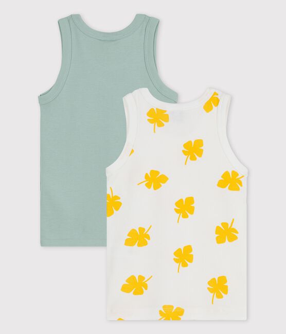 Boys' Big Palm Print Cotton Vests - 2-Pack variante 1
