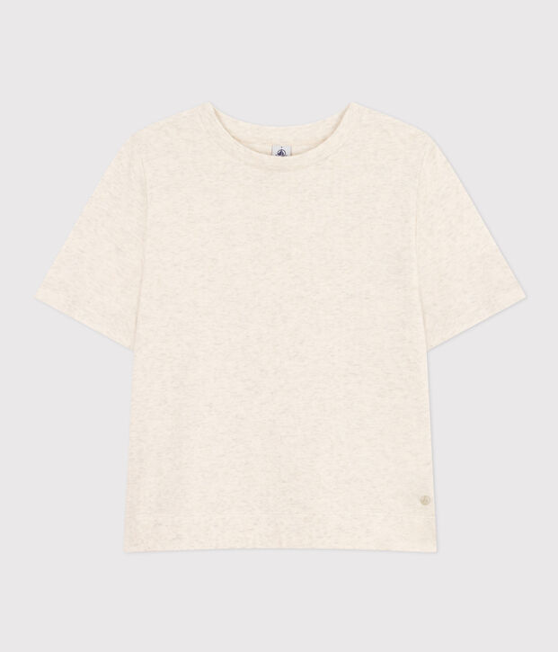 Women's Boxy Cotton T-Shirt MONTELIMAR CHINE