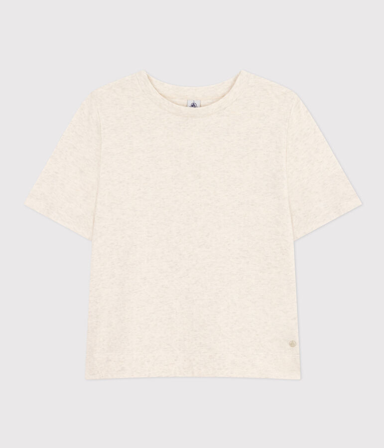 Women's Boxy Cotton T-Shirt beige