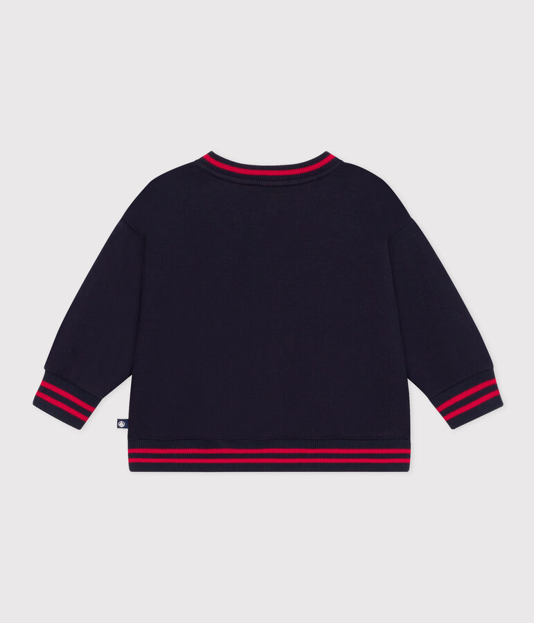 Babies' Thick Jersey Baseball Jacket blue