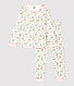 Girls' Floral Print Tube Knit Pyjamas