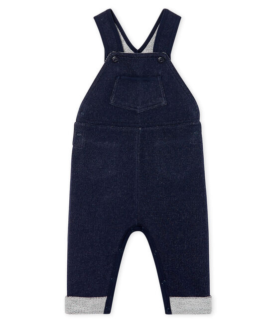 Baby Boys' Long Fleece Dungarees SMOKING blue