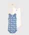 Babies' Sleeveless Cotton Whale Bodysuits - 3-Pack variante 1