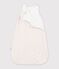Babies' 1.5 TOG flower-print cotton sleeping bag white/multicolor