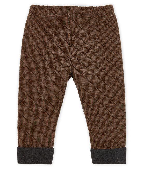 Baby Boys' Houndstooth Tube Knit Trousers CITY black/COCOA brown