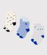 Set of 3 pairs of socks for baby boys