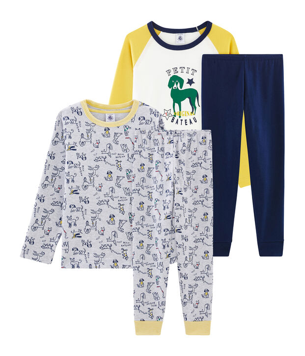 Boys' Ribbed Pyjamas - 2-Piece Set multicolor