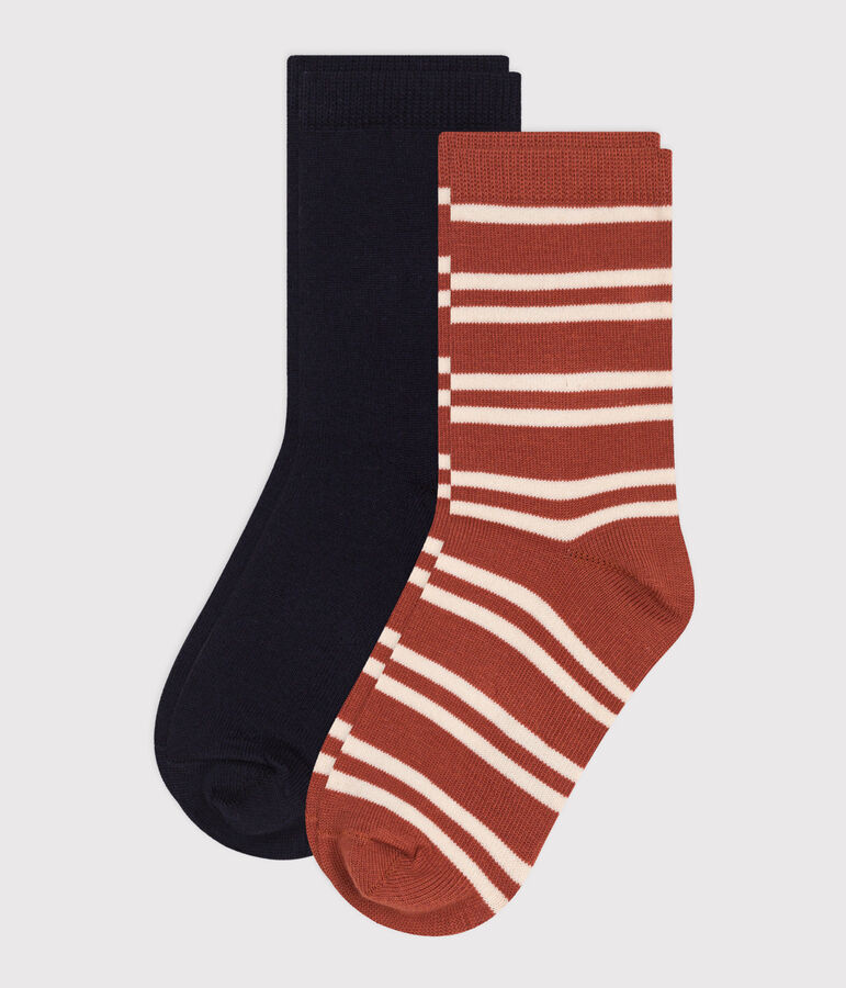 Children's Stripy Cotton Socks - 2-Pack variante 1