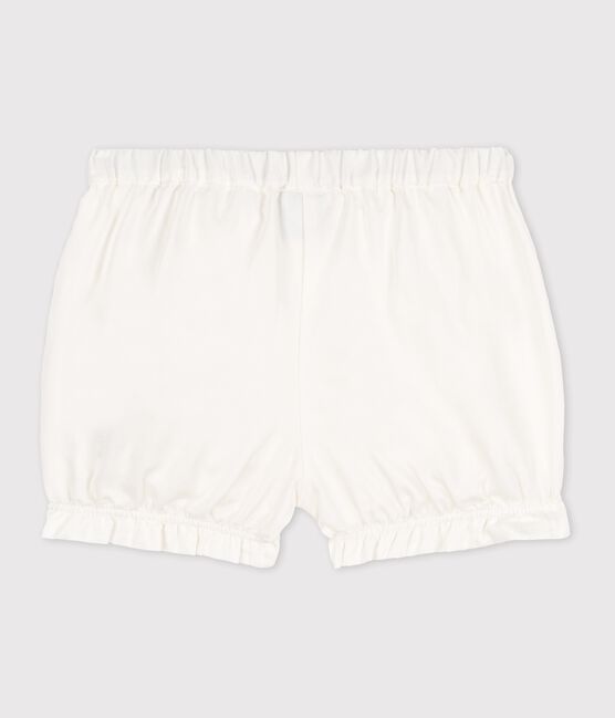 Baby Girls' Silky Satin Bloomers MARSHMALLOW white/MULTICO white