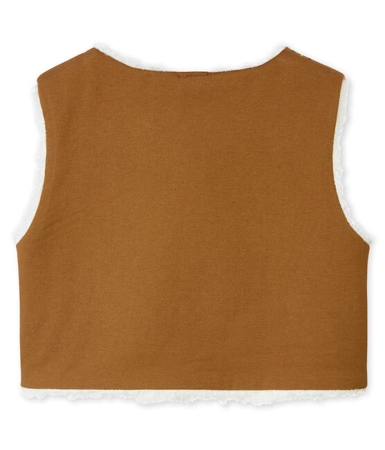 Girl's vest BRINDILLE brown