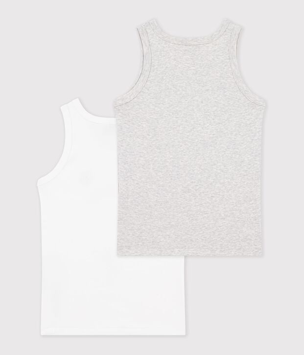 Lot de 2 d&eacute;bardeurs en coton multicolor