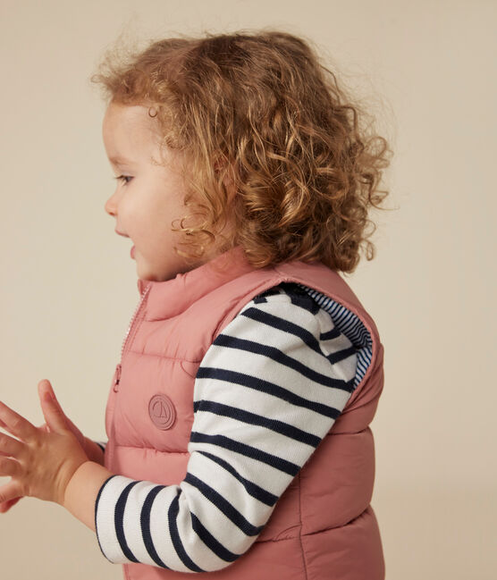 Babies' Quilted Padded Jacket ROSEWOOD pink