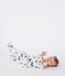 Babies' walrus pattern tube-knit pyjamas AVALANCHE white/MULTICO