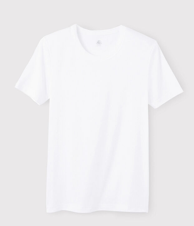 Men's short-sleeved T-shirt white